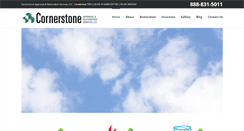 Desktop Screenshot of cornerstone-restoration.com