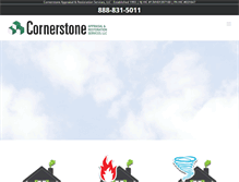 Tablet Screenshot of cornerstone-restoration.com